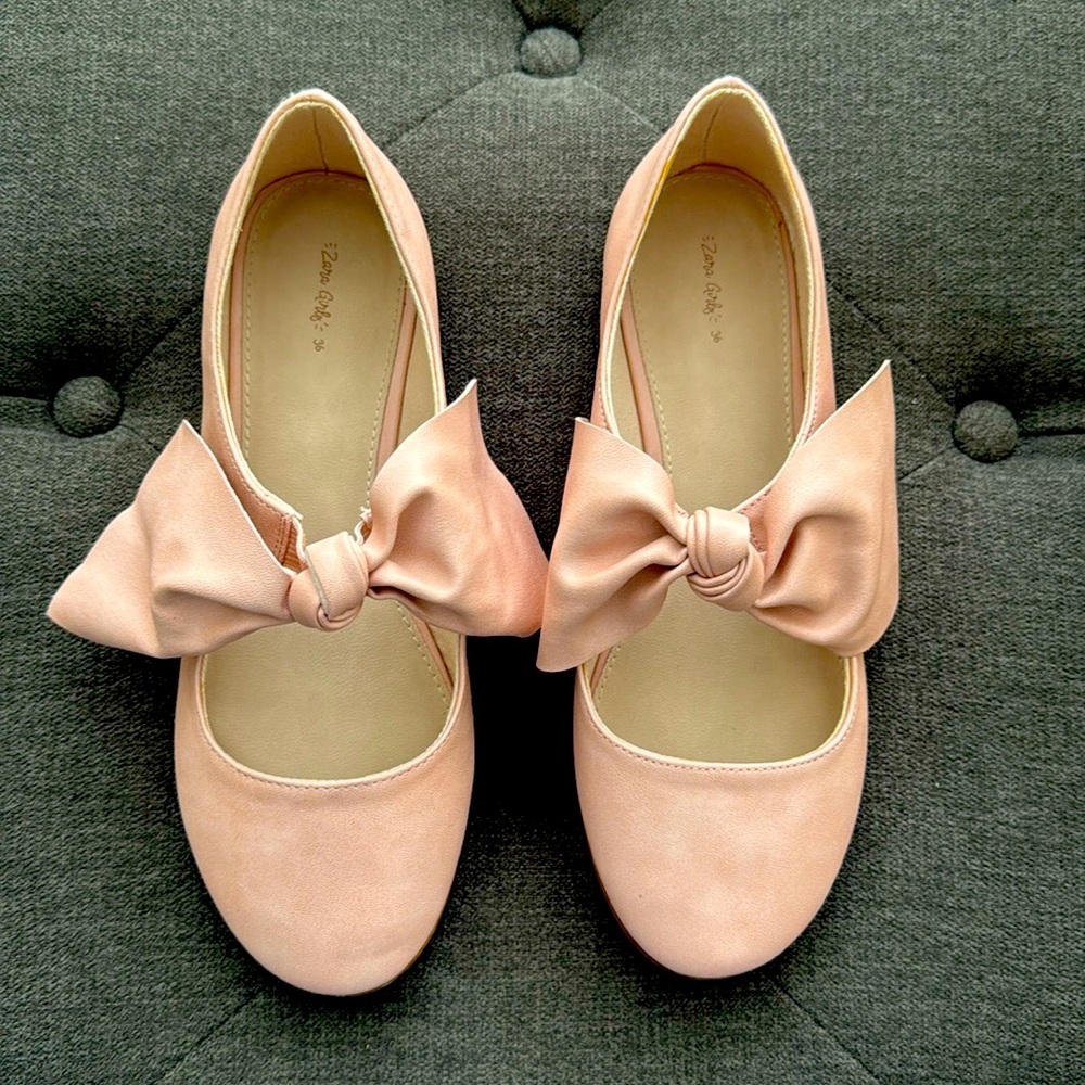 ZARA GIRLS BALLERINA FLATS